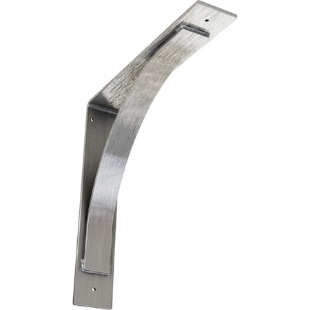Ekena Millwork Morris Steel Bracket, Unfinished 3"W x 16"D x 16"H BKTM03X16X16MOCRS